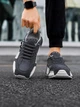 Мужские кроссовки Sneakers, повседневная обувь, кеды ГРАФИТОВОГО цвета, размер 47, Код 00-0936 - изображение 4