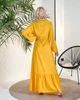 Жіноча довга пляжна туніка 1047, жовтий, one size - зображення 6