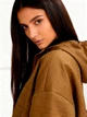Жіноча коротка куртка з капюшоном на блискавці LadyLike 48 Хакі (ladlk2236780047425) - изображение 2