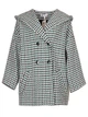 Жіноче двобортне пальто з широким капюшоном LadyLike 50 Зелений (ladlk2241865447441) - изображение 4