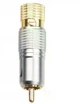 Разъем Avvicon AC-MR-70G штекер RCA с цанговым зажимом золото пайка на кабель Ø8 мм для стабильного сигнала 1шт - изображение 7