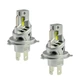 Світлодіодні авто LED лампи Cyclone Type-51 Цоколь H4 6000K 12V 70W на комплект! 8000Lm у штатні місця! з обманкою - зображення 1