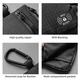 EDC Органайзер поуч Gebwolf кошелек Pouch с защитой от кражи денег с карт Rfid (черный) - изображение 5