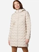 Kurtka puchowa damska zimowa Columbia Delta Ridge II Long Down Jacket 2088213278 XS Beżowa (195981208788) - obraz 1