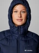 Kurtka zimowa damska pikowana Columbia Powder Lite II Mid Jacket 2089371464 XS Granatowa (195981429855) - obraz 6