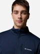 Bluza sportowa męska polarowa Columbia Essential Hike Grid Fleece Full Zip 2136841464 S Granatowa (195982950990) - obraz 6