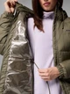 Kurtka zimowa damska pikowana Columbia Pike Lake III Long Jacket 2133543397 XS Oliwkowa (198711020292) - obraz 7