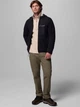 Bluza męska rozpinana streetwear polarowa Columbia Fast Trek Overlay Hooded Full Zip 2135701010 S Czarna (198711288999) - obraz 3