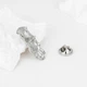 Значок (пин) BROCHE брошь бижутерия Медицина Медсестра серебристый BRGV114481 - изображение 3