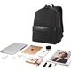 Рюкзак Samsonite женский деловой 14" черный - изображение 6