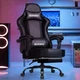 Крісло офісне з підставкою для ніг Bonro B-059 чорне - изображение 1