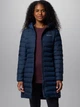 Пуховик зимний женский Columbia Lake 22 II Down Long Hooded Jacket 2088322464 XS Темно-синий (195981431933) - изображение 4
