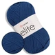 Пряжа Yarnart Elite (Еліт) Джинсовий №209 турецька для в'язання 100% акрил для іграшок, пінеток, пледів та одягу, нитки для в'язання спицями та гачком - зображення 1