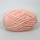 Пряжа плюшевая Popyarn Velvet (Попярн Вельвет) №021 Персик - 100% полиэстер, 100 г / 120 м, для пледов, игрушек, вязания спицами и крючком - изображение 3