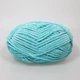 Пряжа плюшевая Popyarn Velvet (Попярн Вельвет) №027 Бирюзовый - 100% полиэстер, 100 г / 120 м, для пледов, игрушек, вязания спицами и крючком - изображение 2