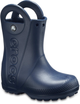 Дитячі крокси гумові чоботи Crocs Handle It Rain Boot Kids Blue Navy (25/26, синій) - изображение 2