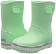 Дитячі крокси гумові чоботи Crocs Kids Crocband Rain Boot Neo mint (23/24, м'ятні) - изображение 1