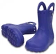 Дитячі крокси гумові чоботи Crocs Handle It Rain Boot Kids Blue (28/29, синій) - изображение 1