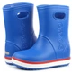 Дитячі крокси гумові чоботи Crocs Kids Crocband Rain Boot Blue (27/28, синій) - зображення 1