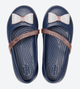 Дитячі крокси балетки для дівчинки Crocs Kids' Lina Charm Flat Navy/Pink (28-29, синій) - зображення 5