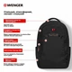 Сумка для ноутбука WENGER 14,4 дюйма, рюкзак для поездок на работу, школьная сумка, дорожная сумка для мужчин и женщин. - изображение 5