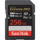 Карта памяти SanDisk SD 256GB C10 UHS-II U3 R280/W150MB/s Extreme Pro V60 (SDSDXEP-256G-GN4IN) - изображение 1