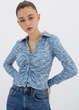 Кофта женская Stradivarius S голубая - изображение 1