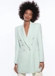 Блейзер женский S двубортный длинный ZARA - изображение 1