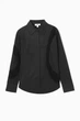 Сорочка жіноча COS oversized embellished fringed shirt 1211510001 Eur 34 Чорний - изображение 7