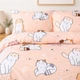 Комплект постільної білизни MirSon двоспальний 175x210 см 17-0665 Cream Kittens Ranforce Elite (2200009904264) - зображення 2