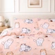 Комплект постільної білизни MirSon двоспальний 175x210 см 17-0665 Cream Kittens Ranforce Elite (2200009904264) - зображення 3
