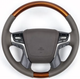 Руль в сборе GBT (светлое дерево) для Toyota Land Cruiser 200 2007-2021 гг - изображение 5