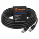 Патч-корд для интернета Одескабель CAT5e UTP CU медный RJ45 Ethernet 10 м наружный чёрный для NAS-сервера - изображение 5
