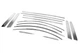 Накладки хромированные на стекла (12шт, полная) Hyundai Accent SD 2005-2011, OmsaLine, 3203146 - изображение 3