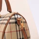 Женская сумка Burberry Medium Check Bowling бежевого цвета артикул 36590 - изображение 4