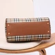 Женская сумка Burberry Medium Check Bowling бежевого цвета артикул 36590 - изображение 6