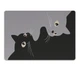 Коврик для сушки посуды WorkPlaceShop Black Cats 340×500 мм Чёрно-серый - изображение 1