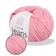 YarnArt Jeans, Светло-розовый №36 – пряжа нити для вязания спицами и крючком (игрушки, одежда), 55% хлопок, 45% акрил, 50 г/160 м, полухлопок Ярнарт - изображение 1