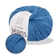 YarnArt Jeans, Світлий джинс №16 - пряжа нитки для в'язання спицями та гачком (іграшки, одяг), 55% бавовна, 45% акрил, 50 г/160 м, напівбавовна Ярнарт - зображення 1
