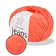 YarnArt Jeans, Корал №61 - пряжа нитки для в'язання спицями та гачком (іграшки, одяг), 55% бавовна, 45% акрил, 50 г/160 м, напівбавовна Ярнарт джинс - зображення 1