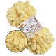 Alize Puffy, Желто-оранжевый №509, 100г/9м – Ализе Пуффи, плюшевая пряжа с готовыми петлями для вязания руками пледов, игрушек и аксессуаров - изображение 1