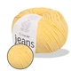 YarnArt Jeans, Світло-жовтий No88 - пряжа нитки для в'язання спицями та гачком (іграшки, одяг), 55% бавовна, 45% акрил, 50 г/160 м, напівбавовна Ярнар - зображення 1