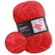 Плюшевая пряжа Premium Yarn Baby Love, Красный №318, 100% полиэстер, 100г/120м, для вязания игрушек, детской одежды, пледов, амигуруми - изображение 1