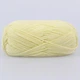 Пряжа акрилова YarnArt Adore (ЯрнАрт Адор) №356 Блідо-жовтий - антипілінг, 100 г / 280 м, для одягу, пледів, іграшок, в’язання спицями та гачком - зображення 3