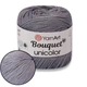 Пряжа YarnArt Bouquet Unicolor (ЯрнАрт Букет Уніколор) Сірий №3203, 100% бавовна, 100г/200м, літня нитка для в'язання гачком і спицями - зображення 1