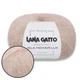 Lana Gatto Silk Mohair Lux, Пудра №6039 - пряжа, суперкидмохер с шелком и люрексом, тонкая, 25 г / 210 м, для вязания свитеров-паутинок - изображение 1