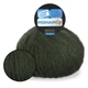 Candy-Yarn Mohair 75%, Темно-зеленый №14 - тонкая мохеровая пряжа с полиамидом 25 г / 237 м, для ажурных узоров, свитеров, шалей и кардиганов - изображение 1