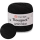 Пряжа YarnArt Bouquet Unicolor (ЯрнАрт Букет Уніколор) Чорний №3202, 100% бавовна, 100г/200м, літня нитка для в'язання гачком і спицями - зображення 1