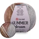 YarnArt Summer Dream, №4311, летняя пряжа ЯрнАрт Саммер Дрим 100 г / 350 м, хлопок с вискозой, секционное окрашивание, для вязания крючком и спицами - изображение 1