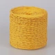 Spagoyarn Papirus (Rafiia), Жовтий, 100% перероблений папір, 250г/260м, рафія для в'язання сумок, капелюхів, серветок, рюкзаків, аксесуарів, літня пря - зображення 3